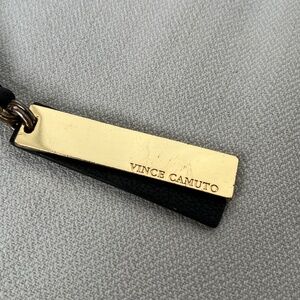 Vince Camuto black leather  bag charm